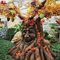 สวนขนาดใหญ่ Animatronic Plant Sculpture Decoration Park Talking Tree สำหรับขาย