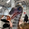 โมเดลไดโนเสาร์ Animatronic Dinosaur Amusement Park Limusaurus ที่เหมือนจริงเหมือนจริง
