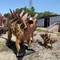 รูปปั้นไดโนเสาร์ขนาดชีวิตกลางแจ้งกันน้ำสำหรับสวน Trampoline