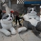 สัตว์ Animatronic ที่สมจริงขนาดชีวิต 200W ขนาด Custom Interactive Talking Cat