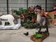 แสดงสด Animatronic Dinosaur Ride สำหรับเด็กขี่