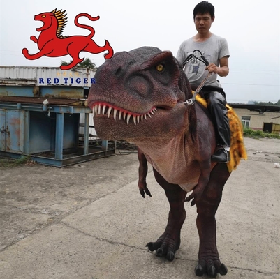 T Rex สติลท์จริง ๆ เสื้อไดโนเสาร์ ขี่ วัยรุ่น สําหรับสนามเด็กเล่น