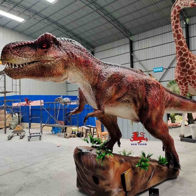 โมเดลไดโนเสาร์ Tyrannosaurus Animatronic มืออาชีพคุณภาพสูงจริง