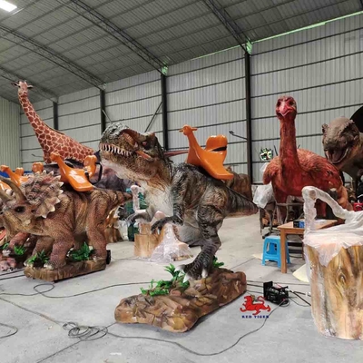 Animatronic T Rex Dinosaur Ride ไดโนเสาร์ประดิษฐ์กันน้ำกันแดด