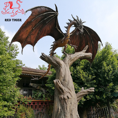 ซื้อ Theme Park Custom ผลิตภัณฑ์ไฟเบอร์กลาส Sunproof Animal Life Size Statues online manufacture