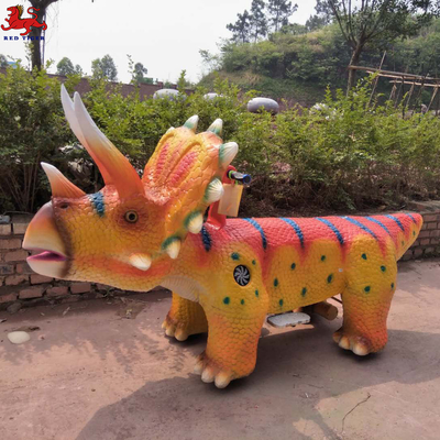 220V Animatronic Dinosaur Ride เด็กอายุปรับความเร็วได้