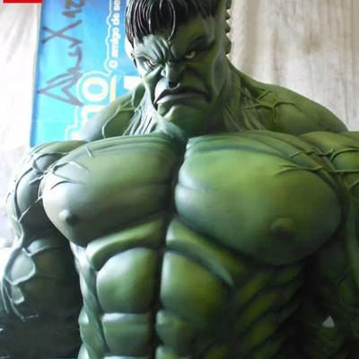 Street Custom ผลิตภัณฑ์ไฟเบอร์กลาส Real Resin Marvel Figure Statues