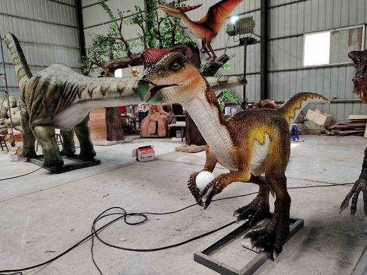 Water Park Electric Dinosaur Equipment Life Size จำลองการตกแต่งไดโนเสาร์