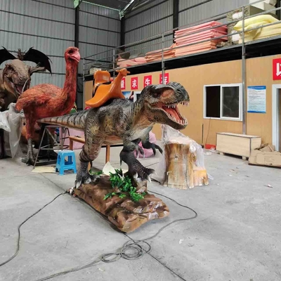 เสียงที่กําหนดเอง Animatronic Dinosaur Ride สําหรับศูนย์บันเทิง
