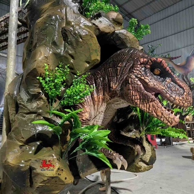 เครื่องชาร์จใหม่ ปรับได้จริง Animatronic ไดโนเสาร์ ความเคลื่อนไหวยืดหยุ่น