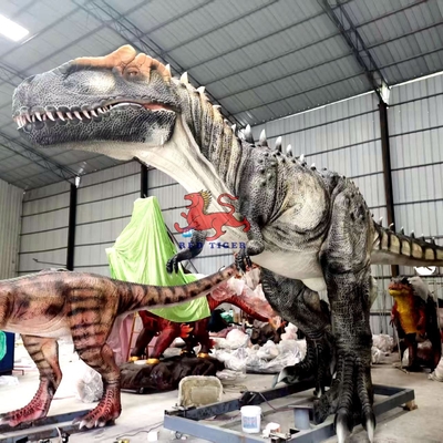 สวนสนุก Animatronic Realistic ไดโนเสาร์ Allosaurus ในกลางแจ้ง