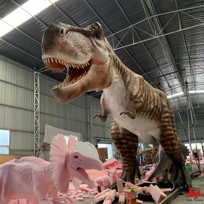Good price ไดโนเสาร์ Animatronic ที่สมจริงขนาด 15 เมตรไดโนเสาร์ Jurassic Park T Rex Dinosaur ออนไลน์