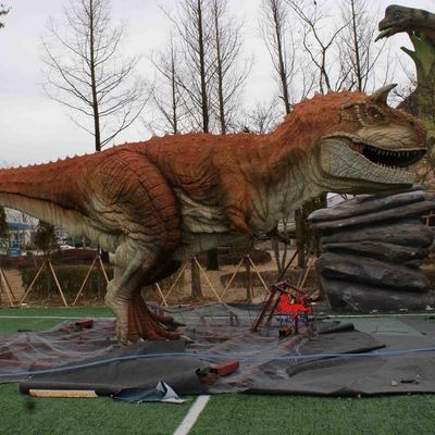 Good price อุปกรณ์สวนสนุกที่สมจริง Animatronic Dinosaur Model Carnotaurus Statue ออนไลน์