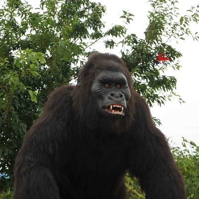 ราคาดี Animatronic สัตว์ที่สมจริงกลางแจ้งกอริลลารุ่นสีธรรมชาติ ออนไลน์