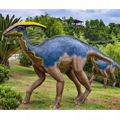 สวนสนุก Animatronic Dinosaur Parasaurolophus ที่สมจริงพร้อมการเคลื่อนไหวและเสียง