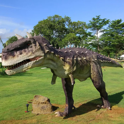 สวนสนุก Carnotaurus ไดโนเสาร์ Animatronic ที่สมจริงพร้อมการปรับแต่งการเคลื่อนไหวและเสียง
