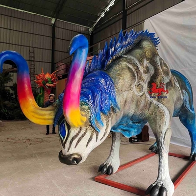 เซ็นเซอร์อินฟราเรด Theme Park Animatronics สิ่งมีชีวิตในตำนานของจีน - Fei