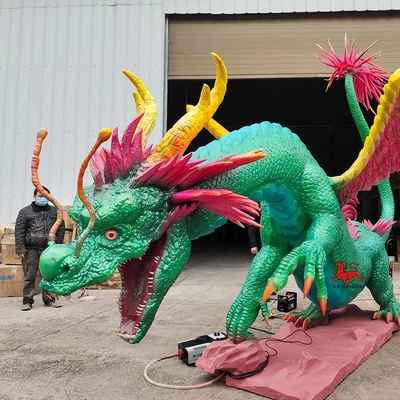 การปรับแต่งสัตว์ Animatronic ที่สมจริงสิ่งมีชีวิตโบราณของจีน Ying Long